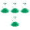 4Sets St Patrick's Day Party Costume Accessories Set 5