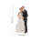 Wedding Cake Topper Bride and Groom Multi Color Figurine 1 2