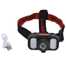 Le choix des pionniers : Lampe frontale rechargeable avec capteur de mouvement et étanchéité IPX4-IPX5 pour une visibilité inégalée