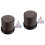 2Ensembles Gobelets À Dés ABS Marron, Accessoire Parfait Pour Jeux 5