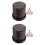 2Ensembles Gobelets À Dés ABS Marron, Accessoire Parfait Pour Jeux 6
