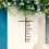 Black Letter Cross Wall Decor Rust-Resistant Scratch-Proof 1