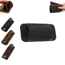 Leather Multitool Sheath for Folding Cutter – Retro Belt Carry, Horizontal Pocket Holder, Compact Organizer