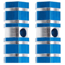 Bike Stunt Pegs Bike Trick Pegs Bike Axle Pegs 6.00X2.50X2.50CM Blue