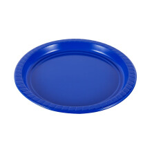 60Pcs 7in Plastic Dinner Plates, Disposable Plates Bulk Pack, Party Plates for BBQ, Picnic, Parties, Travel and Events, Microwavable