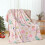 Pink Nutcracker Christmas Throw Blanket 50x60 in 1