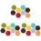 24Pcs Colorful Felt Hexagon Wall Stickers Odorless Decorative Stickers 3