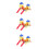 3Sets Plastic Miniature Playground Decor Assorted Ornament 7