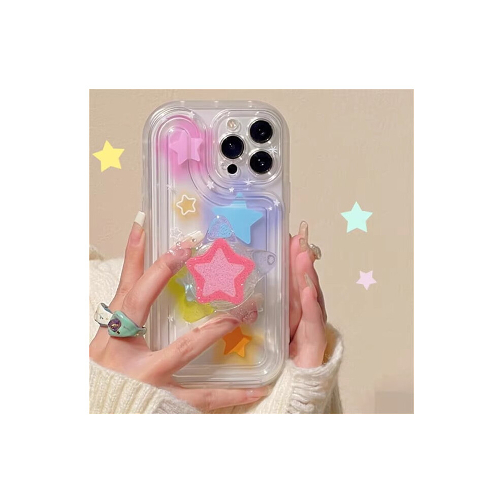 3D Glitter Star Ring Stand Case For Iphone 15Â11 962029131854