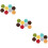 24Pcs Colorful Felt Hexagon Wall Stickers Odorless Decorative Stickers 9