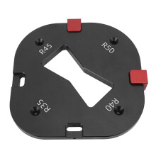 Corner Template Aluminum Alloy R35-R50 6.3x7.48x1.57 In