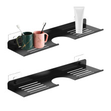 Over-the-Sink Shelf 15.75", Carbon Steel, Multipurpose for Kitchen & Bathroom Sink – Compatible with Standard Faucets
