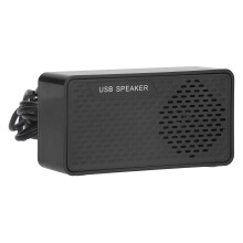 Mini USB Computer Speaker with Built-In Sound Card Portable Driver-Free Design
