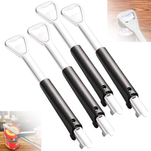 2025 New 2-in-1 Adjustable Jar Opener - Multi-Function Lid Gripper for Weak Hands, Can & Bottle Opener Tool