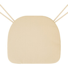 Khaki Waterproof Outdoor Seat Cushion, High-Density Horseshoe Pad for Patio Chairs, UV 50+ Sun Protection