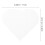 30Pcs Heart Shape White Mesh Canvas Sheet for Embroidery Craft 2