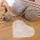 30Pcs Heart Shape White Mesh Canvas Sheet for Embroidery Craft 5