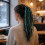 Purple Glow Dread Ponytail Extensions Elastic Boho Clip-In 5