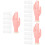 3Sets High Simulation Pink Practice Hand Model Manicure Training Tool 7