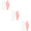 3Sets High Simulation Pink Practice Hand Model Manicure Training Tool 10