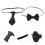 2Pcs Miniature Bowties for Doll Costume and Playhouse 8