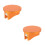 2Pièces Accessoires De Cric Orange Structure Solide 4