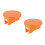 2Pièces Accessoires De Cric Orange Structure Solide 5