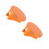 2Pièces Accessoires De Cric Orange Structure Solide 7
