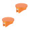2Pièces Accessoires De Cric Orange Structure Solide 9