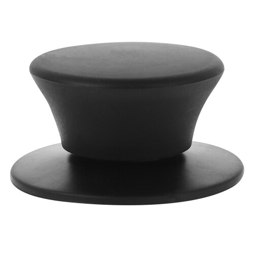5Pcs Black Silicone Pot Lid Knobs Universal Heat-Resisting Lid Handles 1