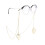 4Pcs Portable Silver Alloy Mask Hanger and Glasses Chains 5