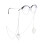 4Pcs Portable Silver Alloy Mask Hanger and Glasses Chains 6
