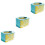 3Pièces Pot De Pliable Bébé Multi-Usage Assorties PP 5