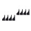 8Pcs Palm Rejection Drawing Gloves Black Polyester for Digital Artists 6