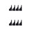 8Pcs Palm Rejection Drawing Gloves Black Polyester for Digital Artists 9