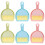 6Sets Mini Broom Dustpan Kit Plastic Brush for Small Pet Cage Cleanup 6