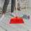 Floor Sweeper Head Plastic Red For Household Cleaning 1pack 6