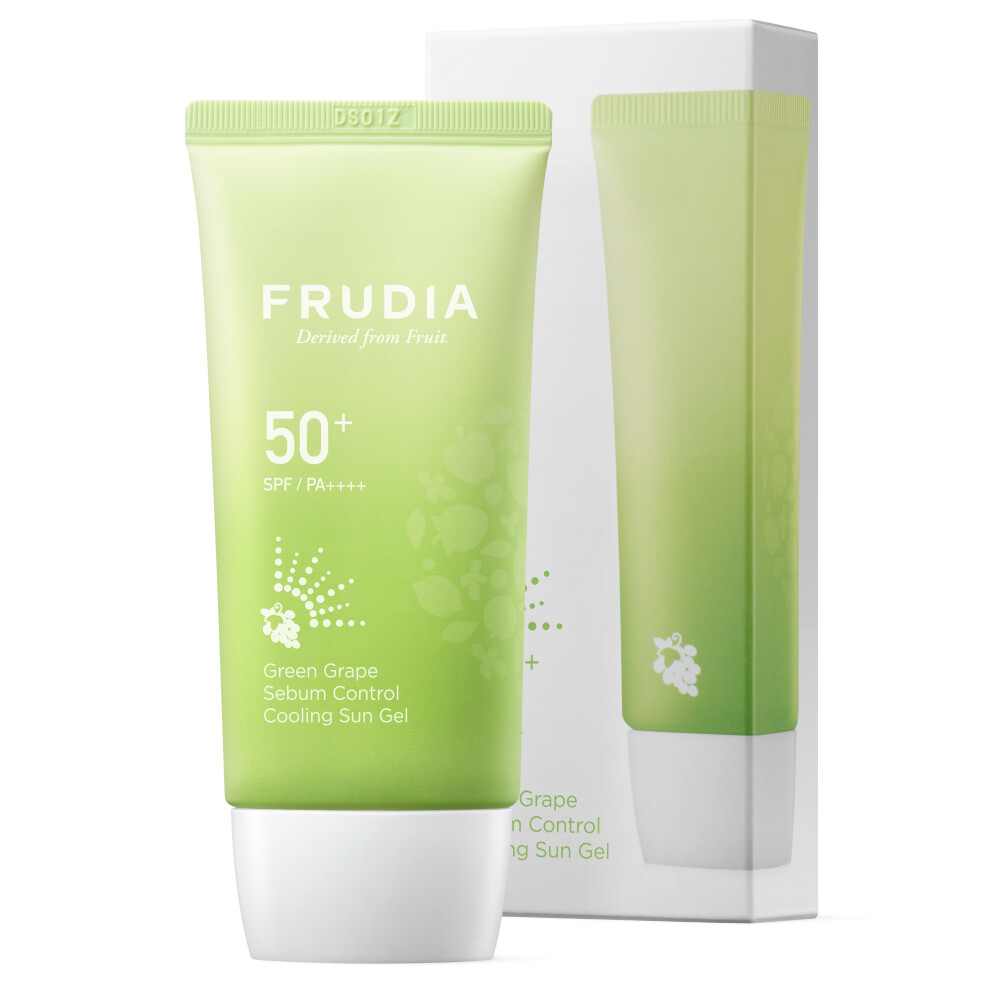 Green Frudia Grape (Spf50+) Sebum Control Sun Gel |Sebum Control Formula |Lightweight Gel Texture - 50G