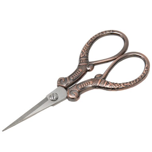 Rust-Resistant Sewing Scissors, Practical Tool for Crafting with Sharp Pointed Blades, Featuring Sturdy Construction and Ambidextrous Handles, 1