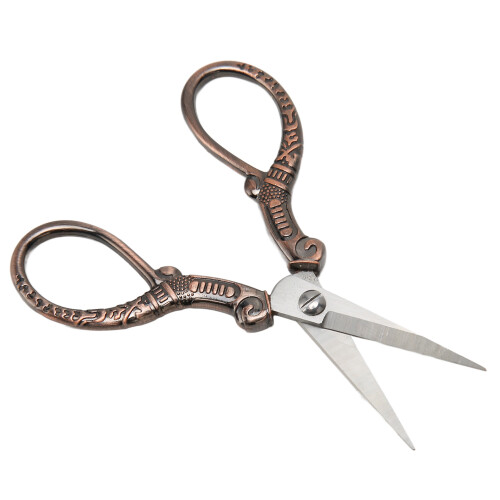 Rust-Resistant Sewing Scissors, Practical Tool for Crafting with Sharp Pointed Blades, Featuring Sturdy Construction and Ambidextrous Handles, 2