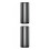 2Pcs Portable Garbage Grey Car Trash Bin with Leakproof Lid 8