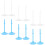 24pcs Doll Standing Clip Girl Plastic 7