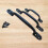 Sash Cabinet Pull Handle Black Antique 4" 3