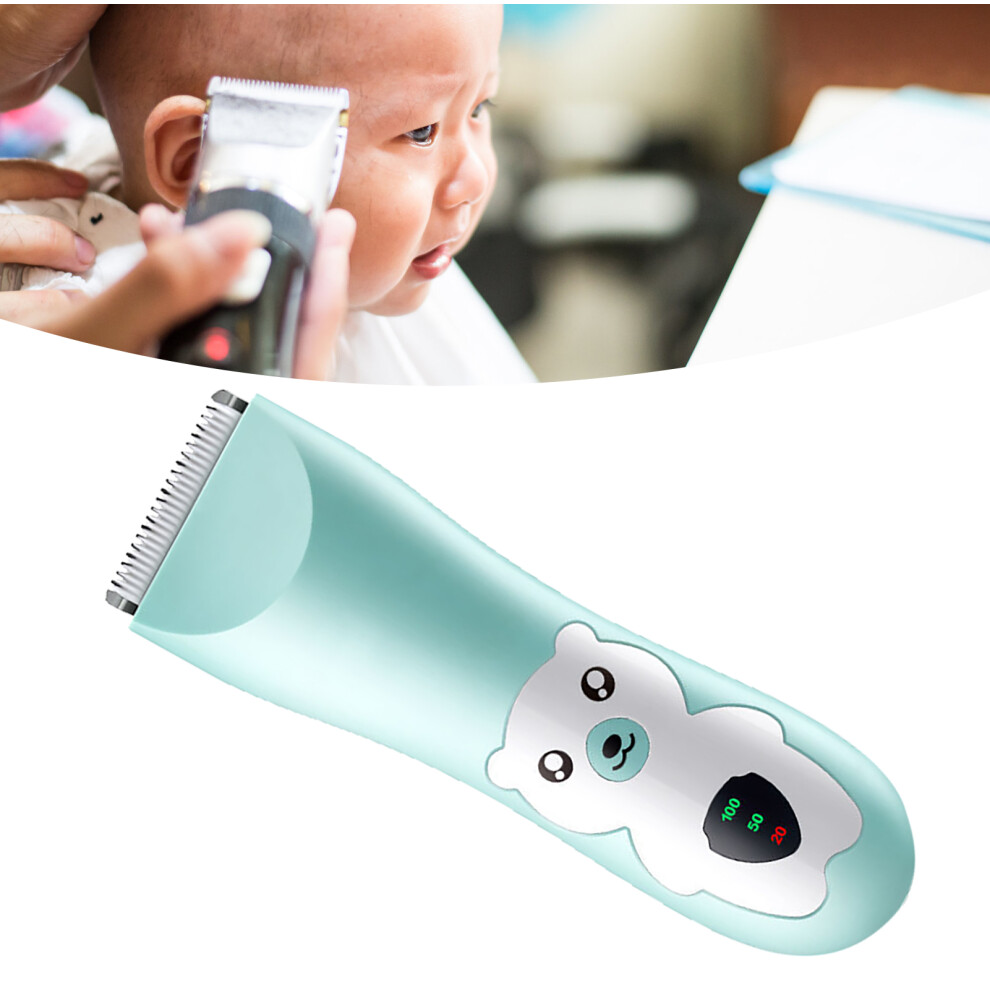 Ultra Quiet Cordless Baby Hair Clipper with 2 Guide Combs, Waterproof & Rechargeable
