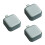 3Pcs Green Portable Pill Case with Compact Lattice Design for Storage 5