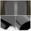 2Pcs Black Pet Privacy Window Film Reflective Sun Blocking Easy Apply 10