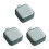 3Pcs Green Portable Pill Case with Compact Lattice Design for Storage 8