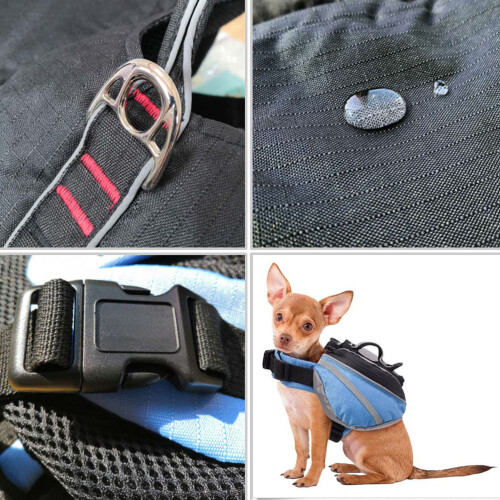 Dog Camping Backpack Dog Saddlebag Dog Rucksack Dog Backpack 2