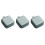 3Pcs Green Portable Pill Case with Compact Lattice Design for Storage 10