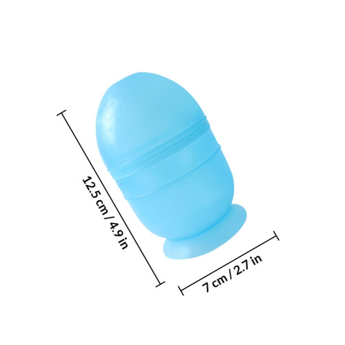 2pcs Hairdressing Scale Shaker Cup Plastic Comb Mixed Colour 1